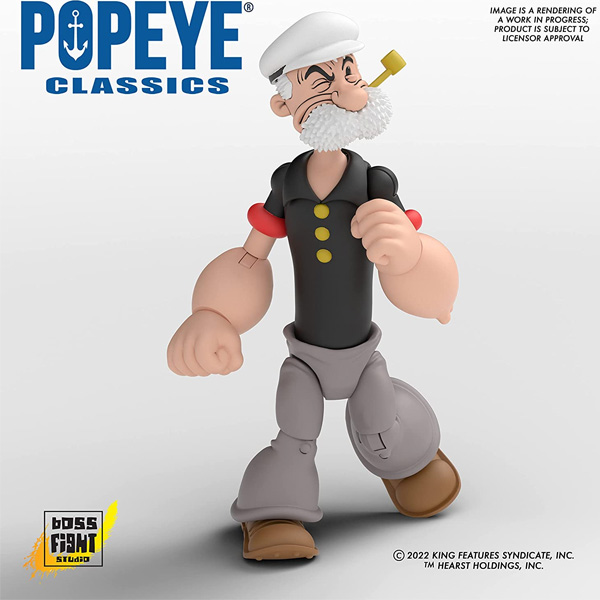 Boss Fight Studio Popeye Classics Poopdeck Pappy and Pooky Jones Figure